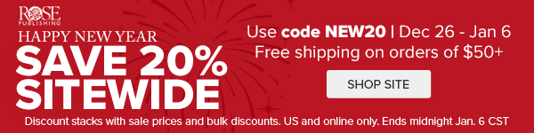 Happy New Year from Rose Publishing! Sitewide Sale