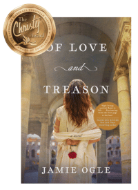 Of Love and Treason book cover Christy Awards Winner badge