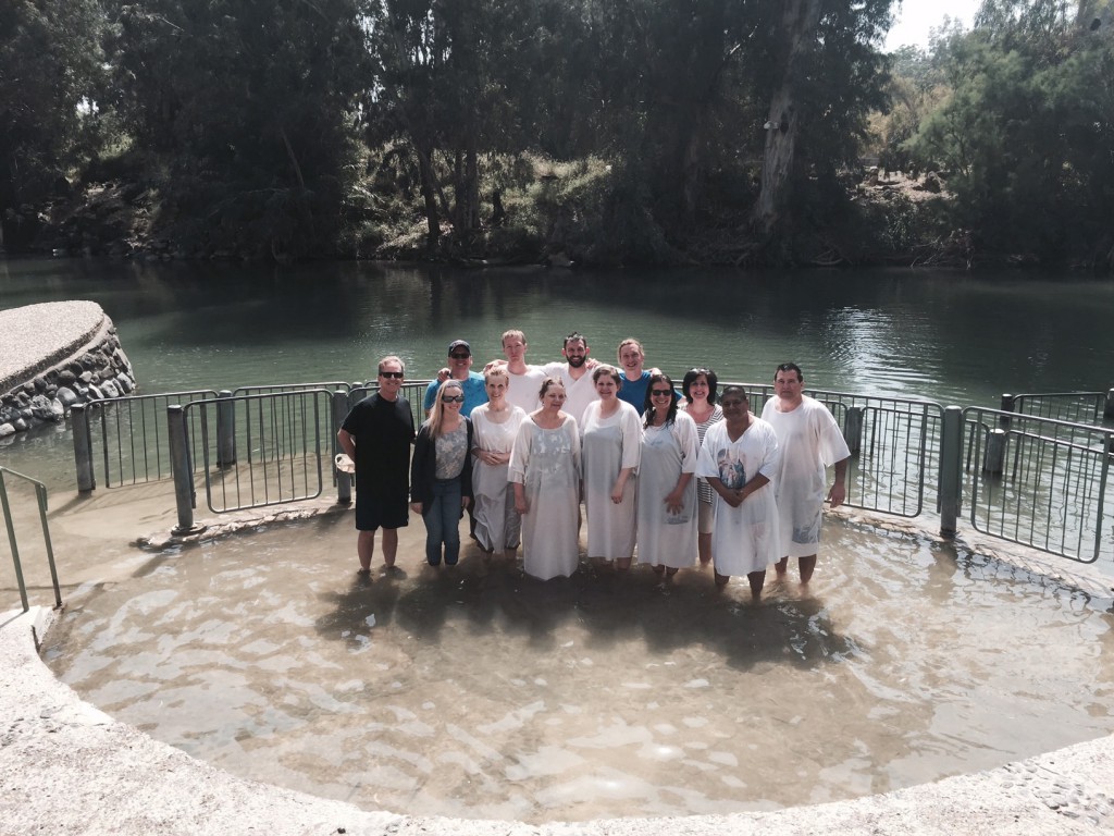 Israel Team Baptism