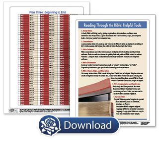 2025 Bible Reading Plan Three Beginning to End
